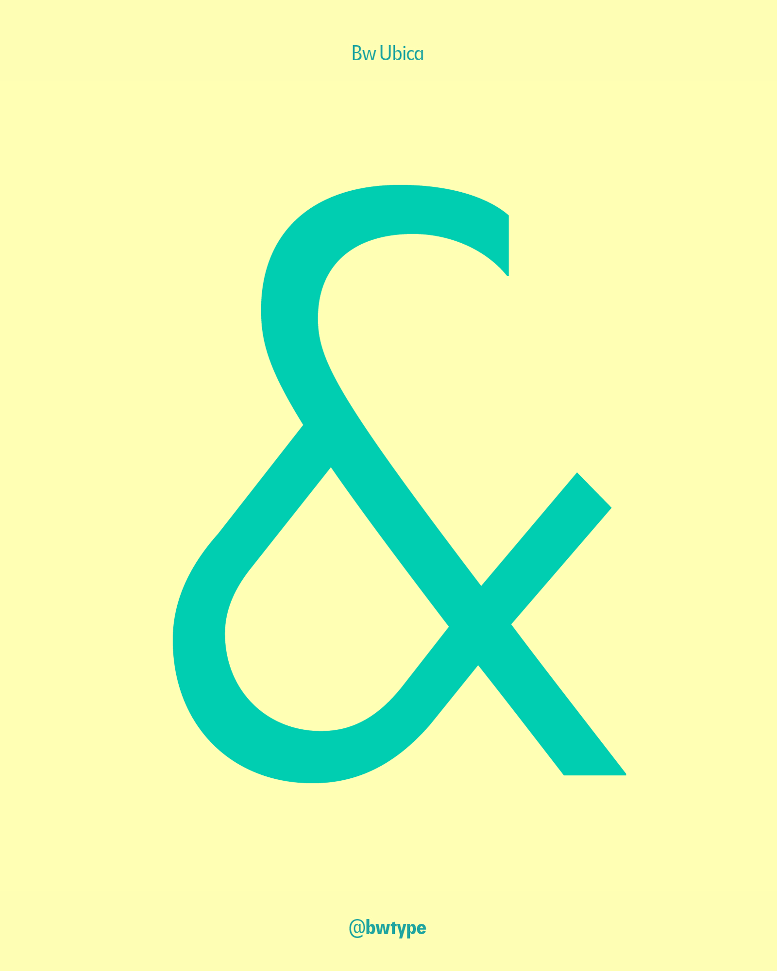 Introducing the Bw Ubica font family